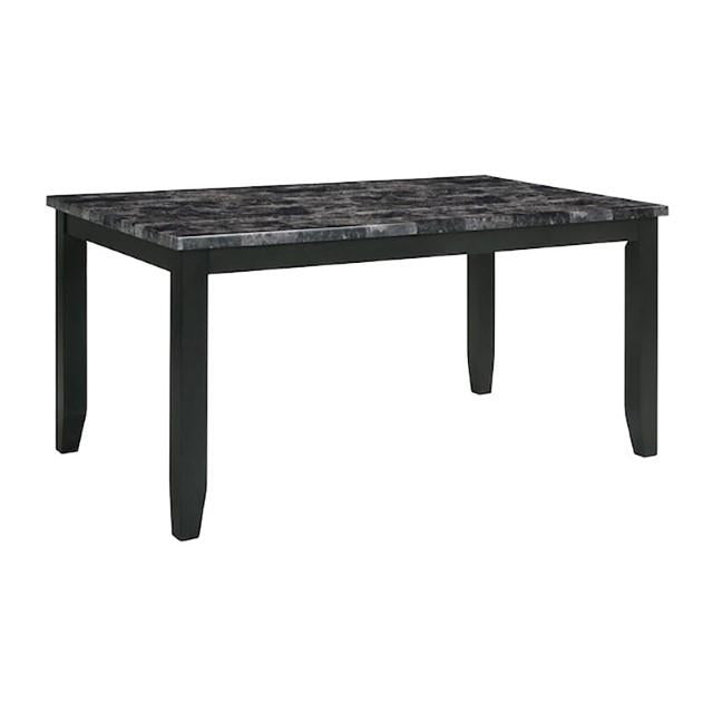 Adia 7 Pc Dinning Table Set Grey & Brown - U&U Home Budget Furniture (Carteret, NJ)