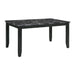 Adia 7 Pc Dinning Table Set Grey & Brown - U&U Home Budget Furniture (Carteret, NJ)