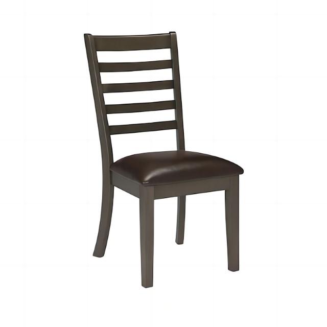 Adia 7 Pc Dinning Table Set Grey & Brown - U&U Home Budget Furniture (Carteret, NJ)