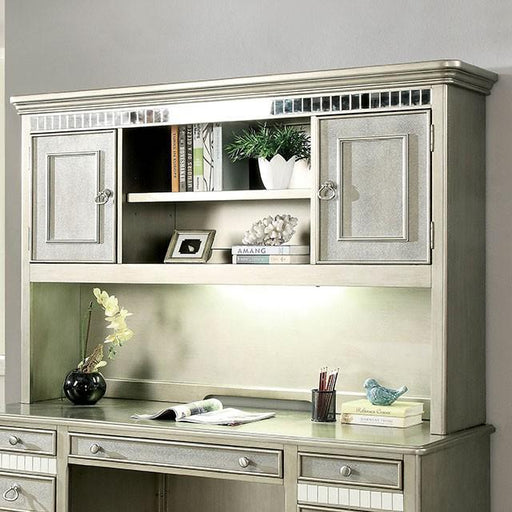 Aine Computer Desk Hutch - U&U Home Budget Furniture (Carteret, NJ)
