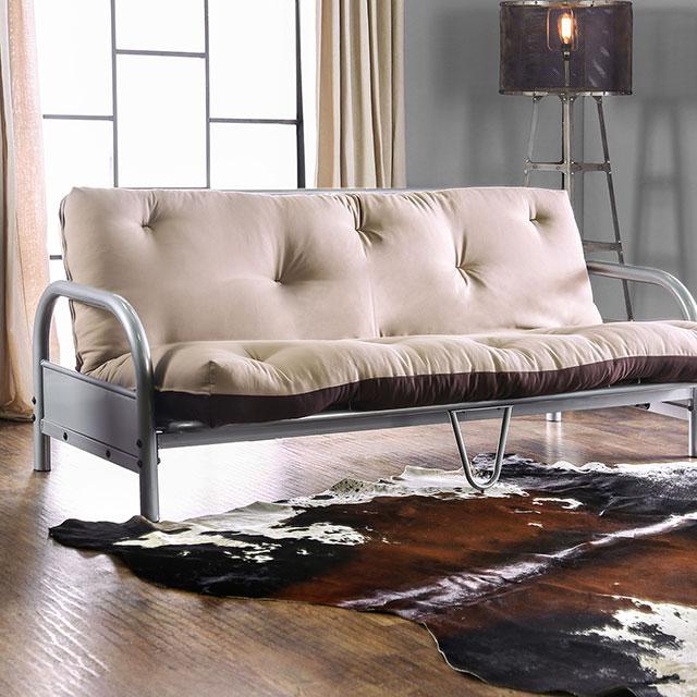 Aksel Black/Red Futon Mattress, Black, Red & Gray - U&U Home Budget Furniture (Carteret, NJ)