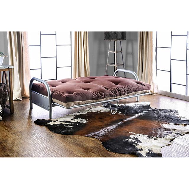Aksel Black/Red Futon Mattress, Black, Red & Gray - U&U Home Budget Furniture (Carteret, NJ)