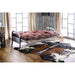 Aksel Black/Red Futon Mattress, Black, Red & Gray - U&U Home Budget Furniture (Carteret, NJ)