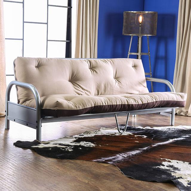 Aksel Black/Red Futon Mattress, Black, Red & Gray - U&U Home Budget Furniture (Carteret, NJ)