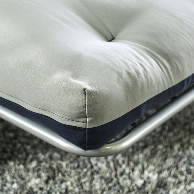 Aksel Black/Red Futon Mattress, Black, Red & Gray - U&U Home Budget Furniture (Carteret, NJ)
