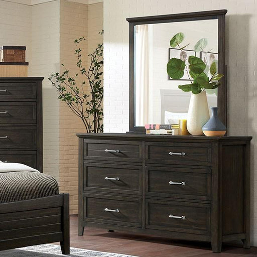ALAINA Dresser With Support Rail - U&U Home Budget Furniture (Carteret, NJ)