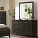 ALAINA Dresser With Support Rail - U&U Home Budget Furniture (Carteret, NJ)