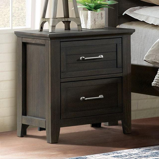 ALAINA Night Stand With USB Plug - U&U Home Budget Furniture (Carteret, NJ)