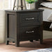 ALAINA Night Stand With USB Plug - U&U Home Budget Furniture (Carteret, NJ)