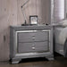 Alanis Light Gray Night Stand - U&U Home Budget Furniture (Carteret, NJ)