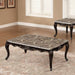Albacete Coffee Table Walnut & Campage - U&U Home Budget Furniture (Carteret, NJ)