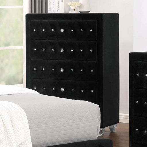 Zohar Chest Black - U&U Home Budget Furniture (Carteret, NJ)