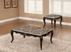 Albacete Coffee Table Walnut & Campage - U&U Home Budget Furniture (Carteret, NJ)
