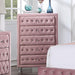ZOHAR Chest, Pink - U&U Home Budget Furniture (Carteret, NJ)