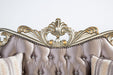 Albacete Sofa Campage & Walnut - U&U Home Budget Furniture (Carteret, NJ)
