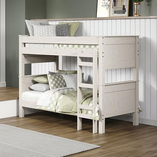 Albani Twin/Twin Post Bunkbed - U&U Home Budget Furniture (Carteret, NJ)