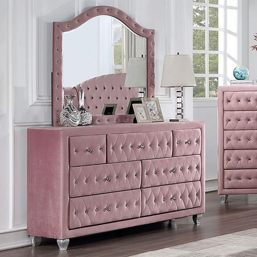 ZOHAR Dresser, Pink - U&U Home Budget Furniture (Carteret, NJ)