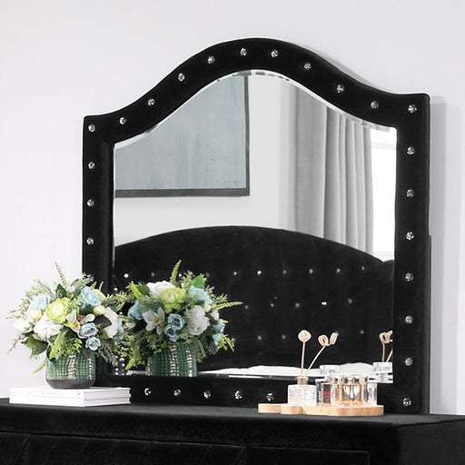 ZOHAR Mirror, Black - U&U Home Budget Furniture (Carteret, NJ)