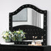 ZOHAR Mirror, Black - U&U Home Budget Furniture (Carteret, NJ)