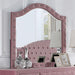 ZOHAR Mirror, Pink - U&U Home Budget Furniture (Carteret, NJ)