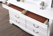 ALECIA Dresser, White - U&U Home Budget Furniture (Carteret, NJ)