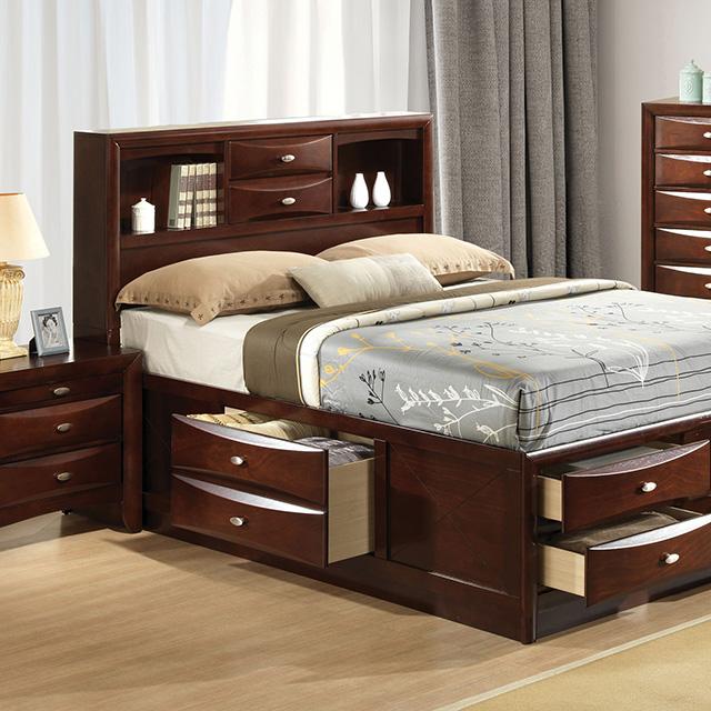 Zosimo Bed Black, Chrome, & Grey - U&U Home Budget Furniture (Carteret, NJ)
