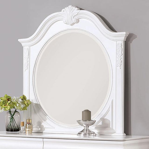 ALECIA Mirror, White - U&U Home Budget Furniture (Carteret, NJ)