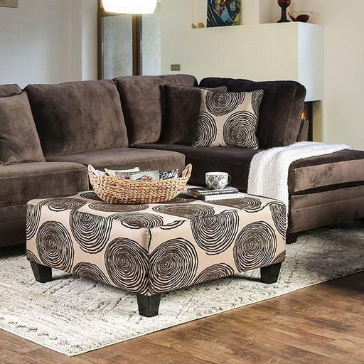 Bonaventura Brown Sectional - U&U Home Budget Furniture (Carteret, NJ)