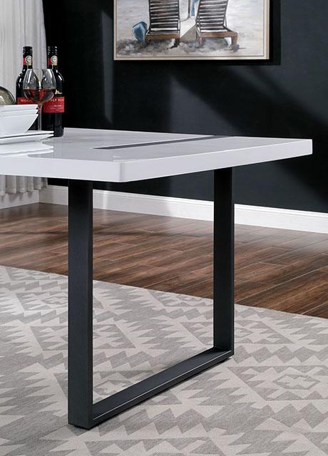 Alessia 7 Pc Dining Table Set - U&U Home Budget Furniture (Carteret, NJ)