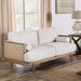 ALESUND Loveseat, Beige/Light Oak, Natural & Brown - U&U Home Budget Furniture (Carteret, NJ)