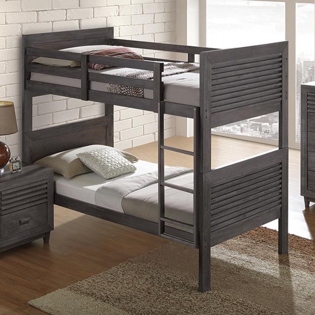 Witham Twin/Full & Twin/Twin Bunk Bed - U&U Home Budget Furniture (Carteret, NJ)