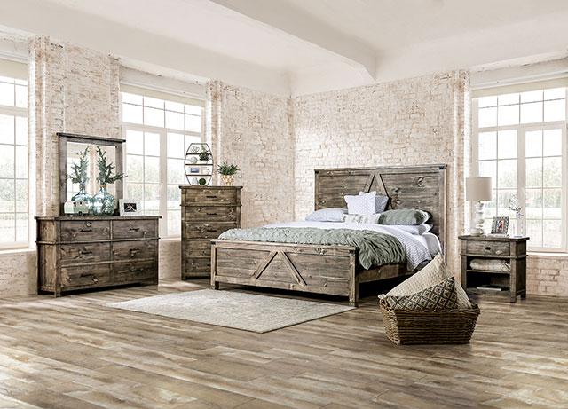 Woodburn Mirror - U&U Home Budget Furniture (Carteret, NJ)