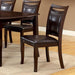 Woodside Dark Cherry/Espresso Side Chair (2/CTN) - U&U Home Budget Furniture (Carteret, NJ)