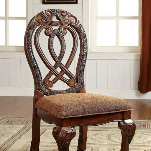WYNDMERE Cherry Side Chair (2/CTN) - U&U Home Budget Furniture (Carteret, NJ)