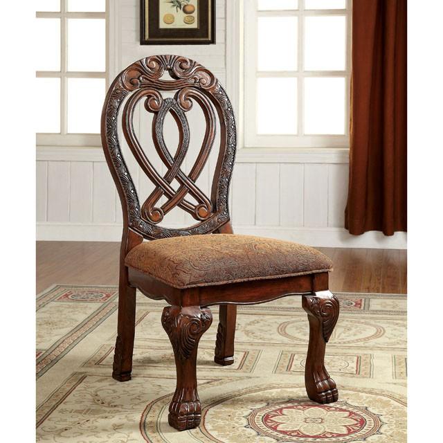 WYNDMERE Cherry Side Chair (2/CTN) - U&U Home Budget Furniture (Carteret, NJ)