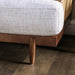 ALESUND Sofa, Beige/Light Oak, Natural & Brown - U&U Home Budget Furniture (Carteret, NJ)