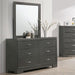 ALISON Dresser, Dark Walnut - U&U Home Budget Furniture (Carteret, NJ)