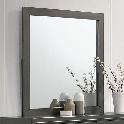 ALISON Mirror, Dark Walnut - U&U Home Budget Furniture (Carteret, NJ)