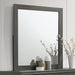 ALISON Mirror, Dark Walnut - U&U Home Budget Furniture (Carteret, NJ)