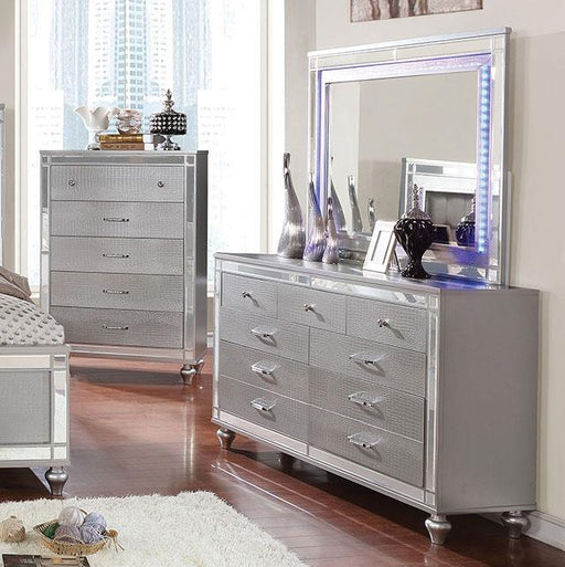 Brachium Silver Dresser - U&U Home Budget Furniture (Carteret, NJ)
