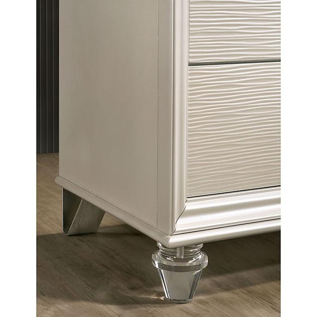 ALLIE Dresser Beige & Rose Gold - U&U Home Budget Furniture (Carteret, NJ)