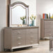ALLIE Dresser Beige & Rose Gold - U&U Home Budget Furniture (Carteret, NJ)