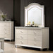 ALLIE Dresser Beige & Rose Gold - U&U Home Budget Furniture (Carteret, NJ)
