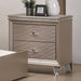ALLIE Night Stand Beige & Rose Gold - U&U Home Budget Furniture (Carteret, NJ)