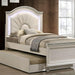 Allie Bed Beige & Pink - U&U Home Budget Furniture (Carteret, NJ)