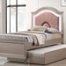 Allie Bed Beige & Pink - U&U Home Budget Furniture (Carteret, NJ)