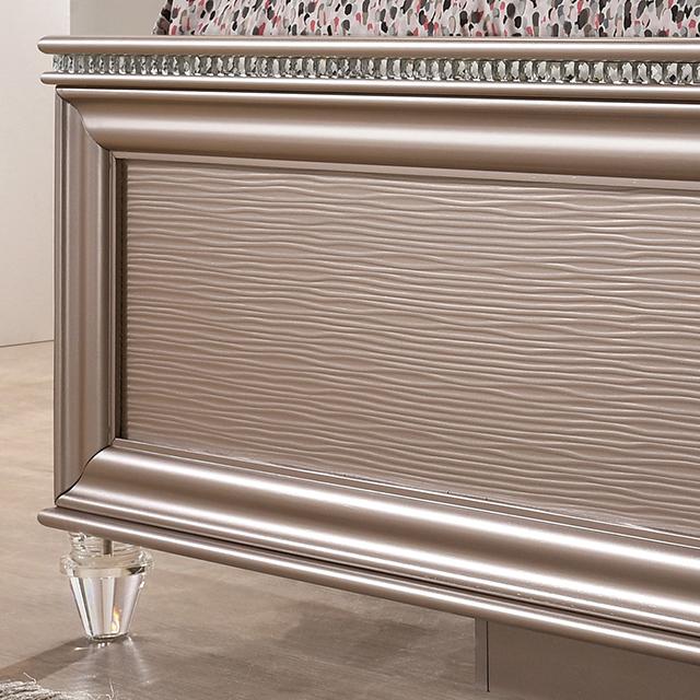 Allie Bed Beige & Pink - U&U Home Budget Furniture (Carteret, NJ)