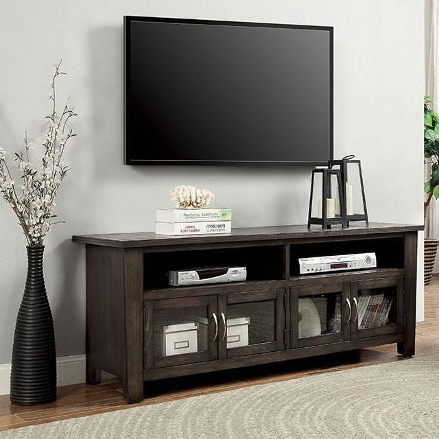 Alma Gray 60" & 72" TV Stand - U&U Home Budget Furniture (Carteret, NJ)