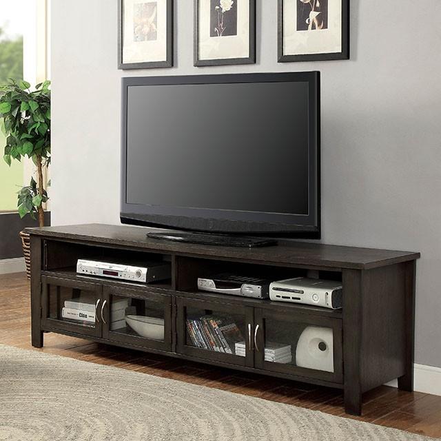 Alma Gray 60" & 72" TV Stand - U&U Home Budget Furniture (Carteret, NJ)