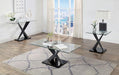 XANTHUS Coffee Table, Black - U&U Home Budget Furniture (Carteret, NJ)